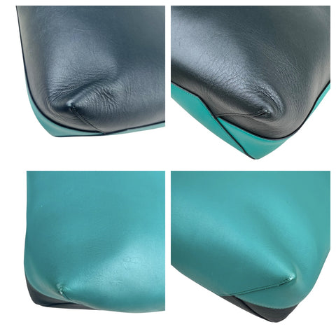 Celine Hobo in Blue Leather