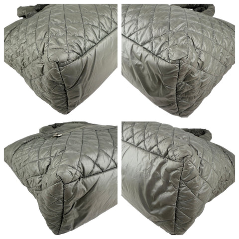Chanel Coco Cocoon Nylon Khaki Tote Bag