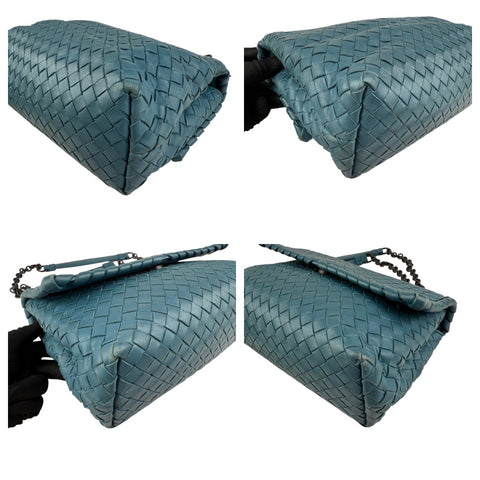 Bottega Veneta Nappa Intrecciato Olympia Shoulder Bag