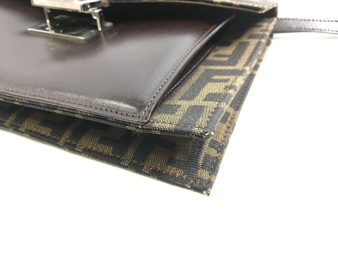 Fendi FLAT BAGUETTE CLOTH HANDBAG - Loop Vintage