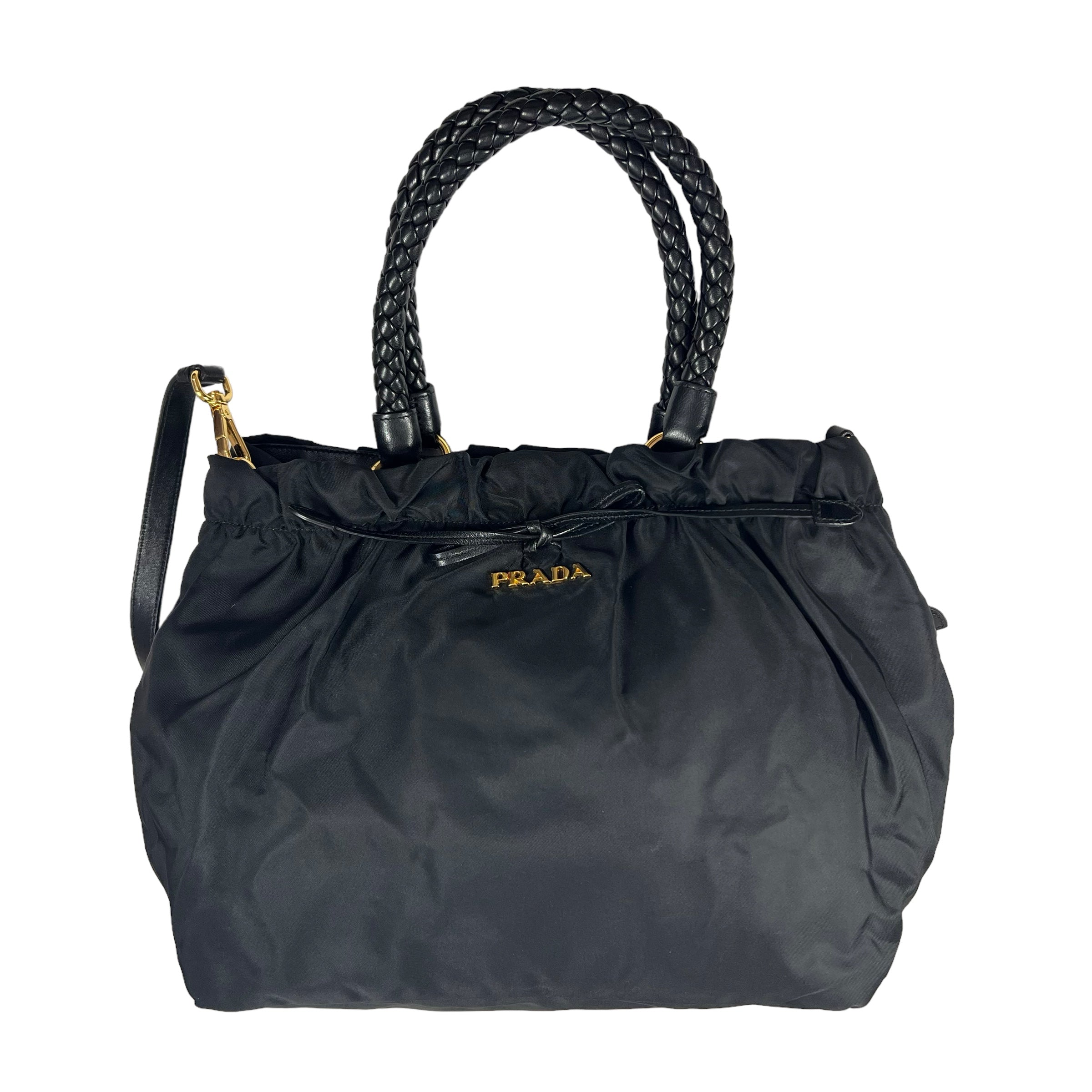Prada Re-Nylon Cloth Handbag - Loop Vintage