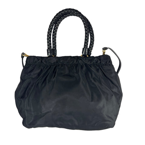 Prada Re-Nylon Cloth Handbag - Loop Vintage