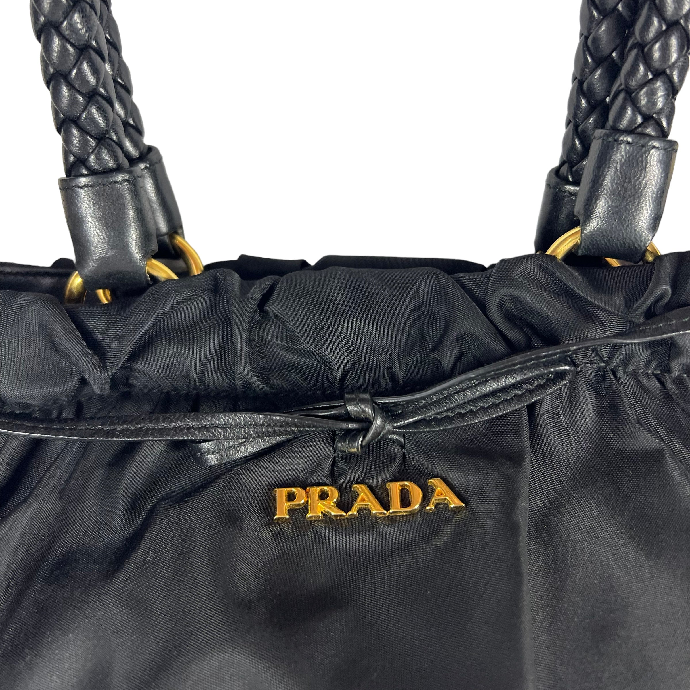 Prada Re-Nylon Cloth Handbag - Loop Vintage