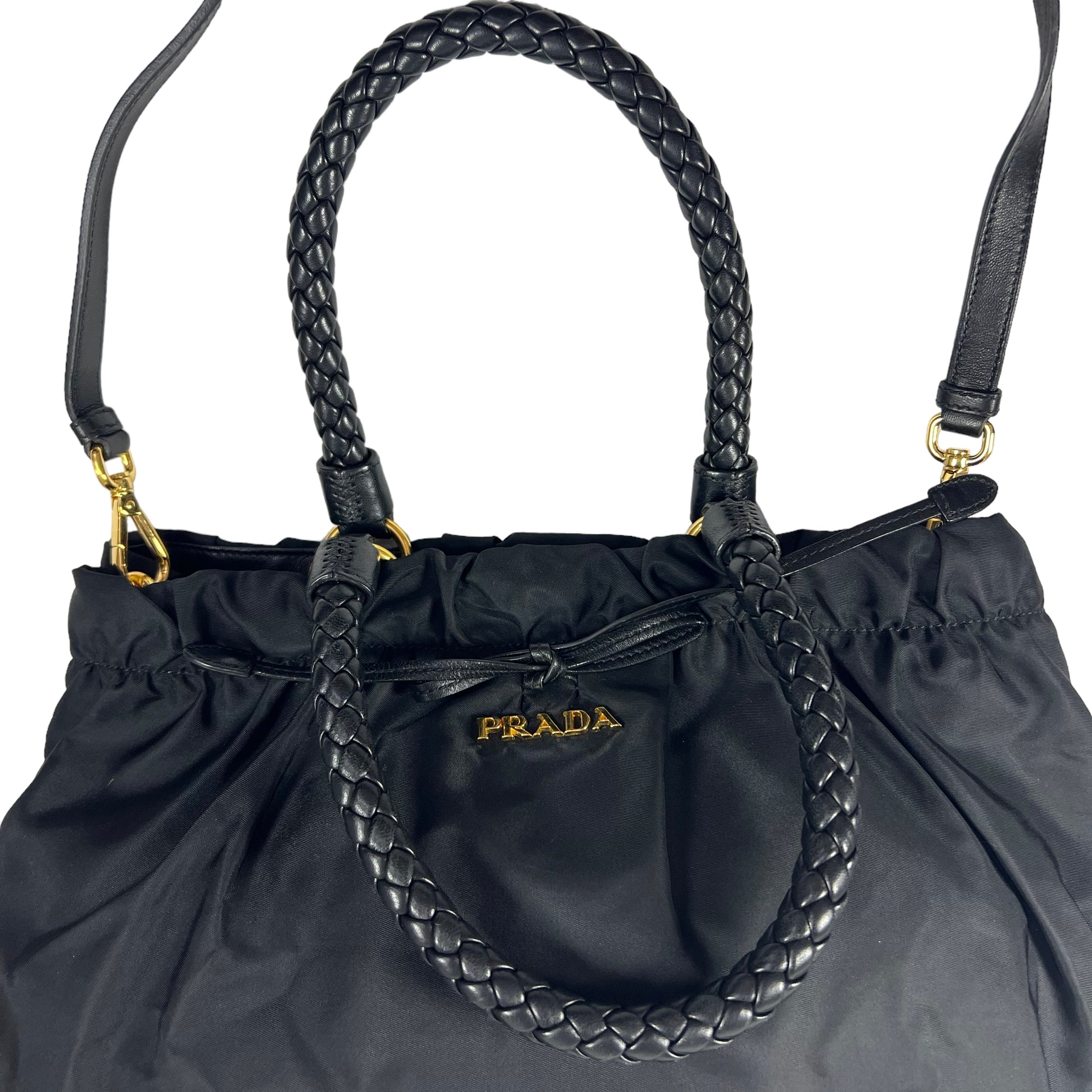 Prada Re-Nylon Cloth Handbag - Loop Vintage