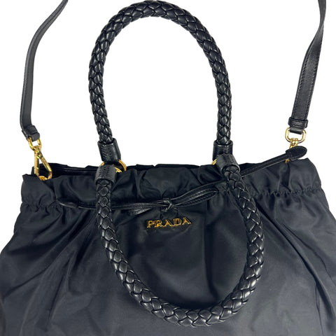 Prada Re-Nylon Cloth Handbag - Loop Vintage