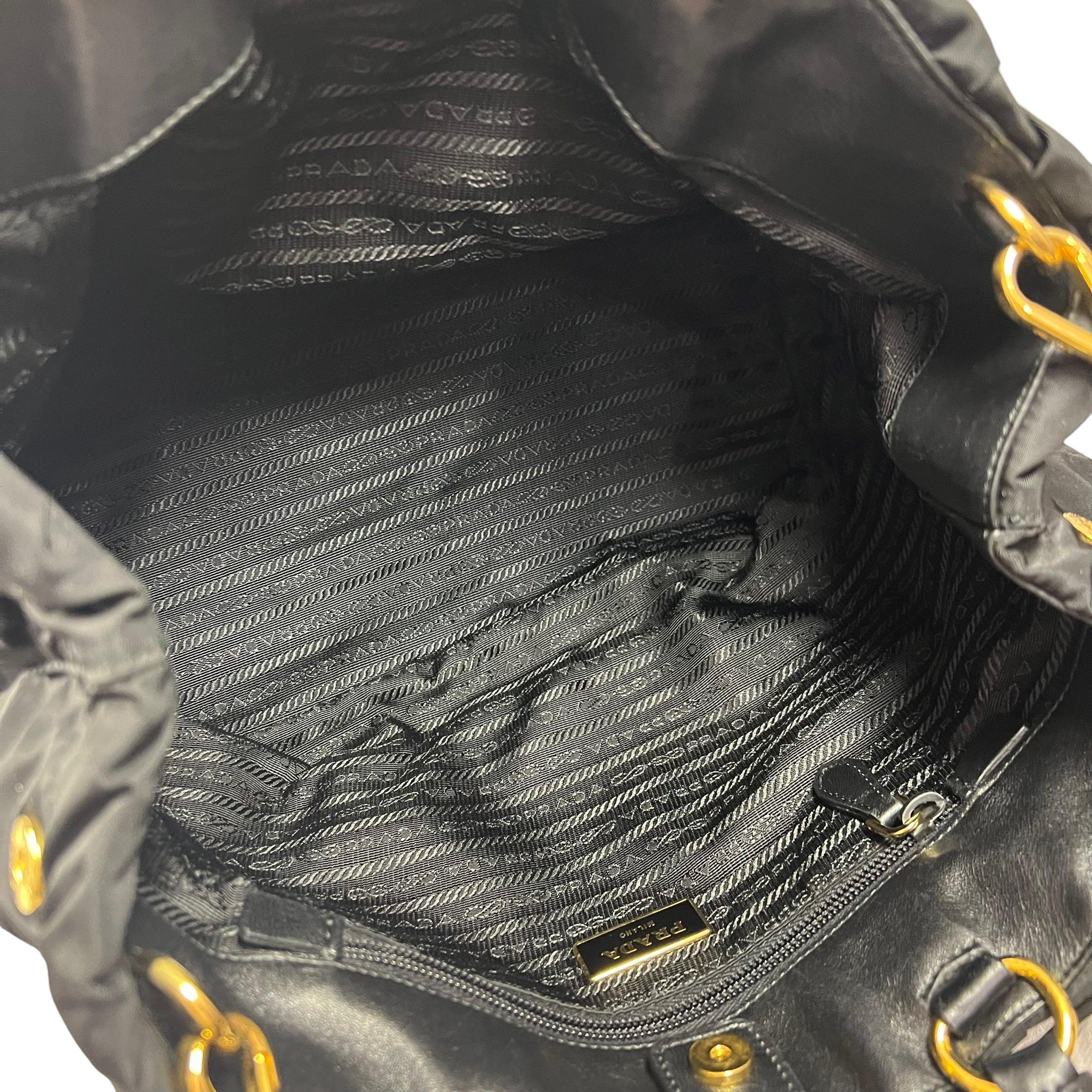 Prada Re-Nylon Cloth Handbag - Loop Vintage