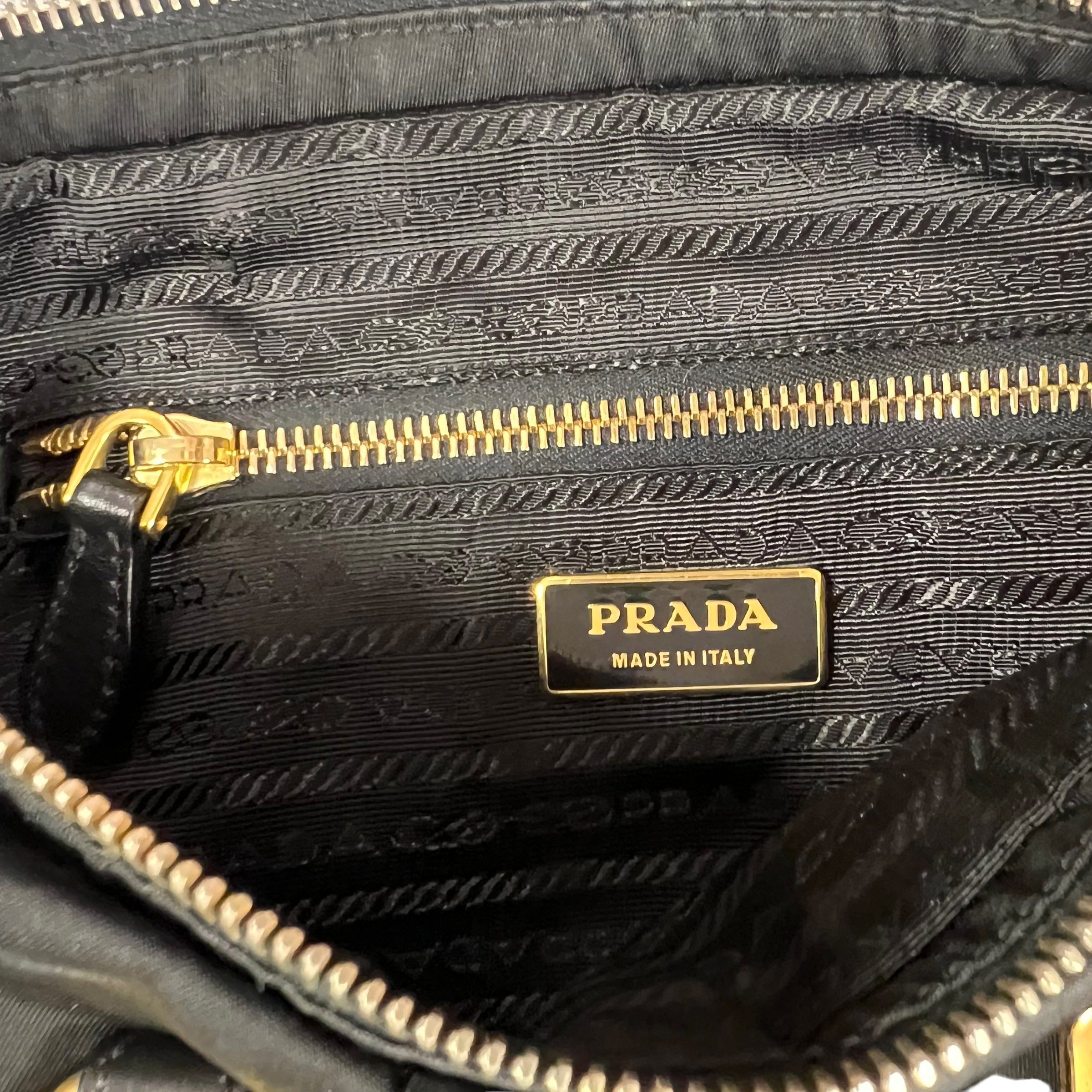 Prada Re-Nylon Cloth Handbag - Loop Vintage