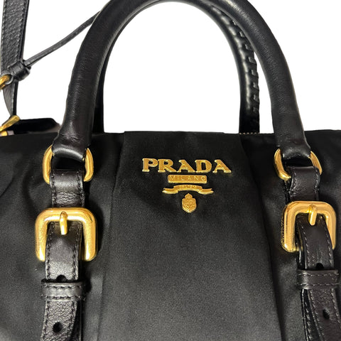 Prada Re-Nylon Cloth Handbag - Loop Vintage