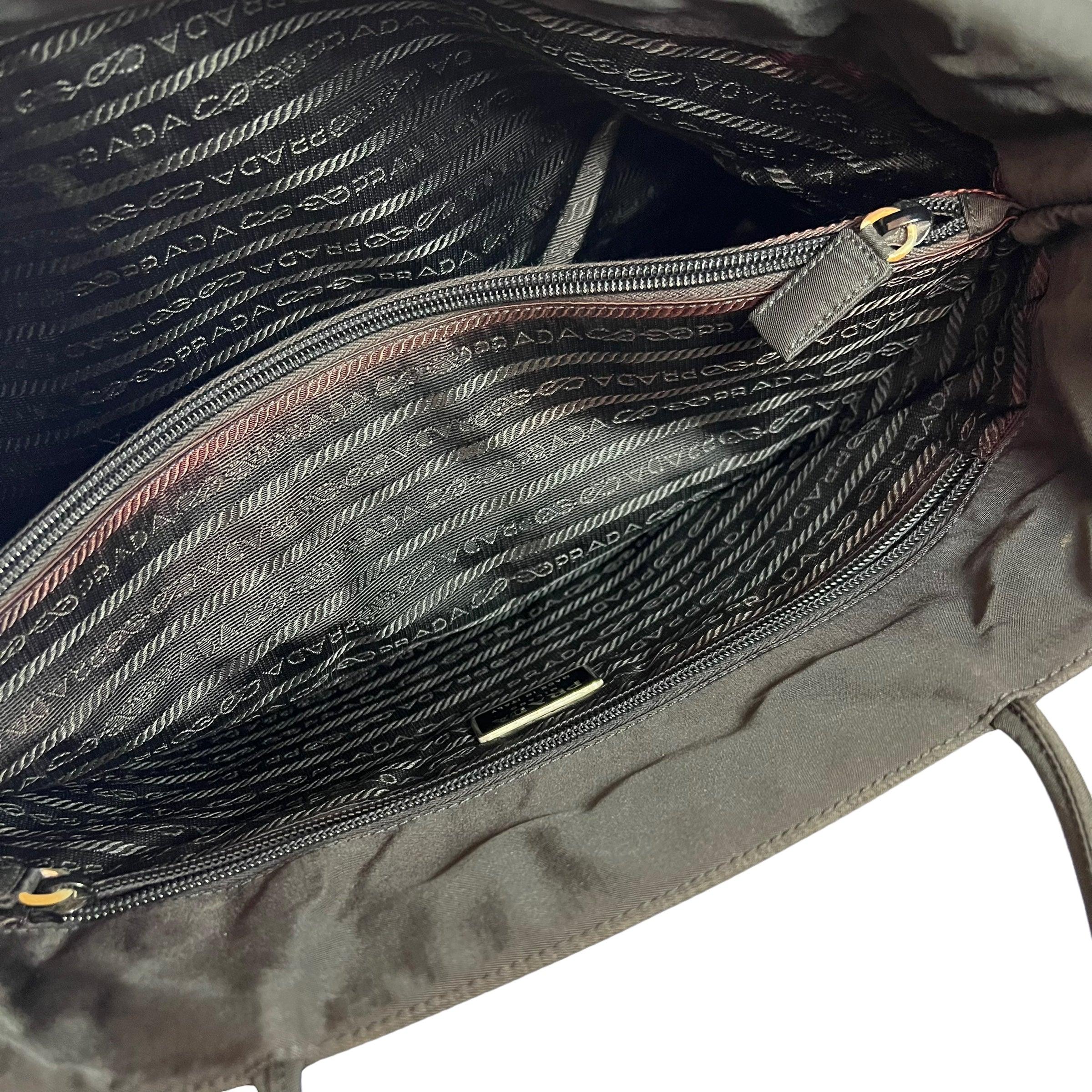 Prada Tessuto Cloth Handbag - Loop Vintage
