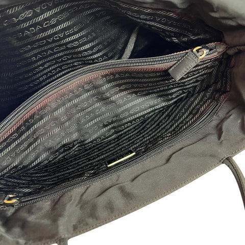 Prada Tessuto Cloth Handbag - Loop Vintage