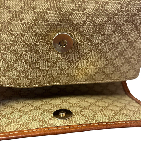 Celine Triomphe Leather Handbag - Loop Vintage