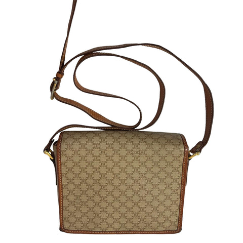 Celine Triomphe Leather Handbag - Loop Vintage