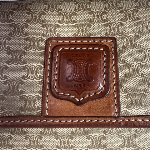 Celine Triomphe Leather Handbag - Loop Vintage