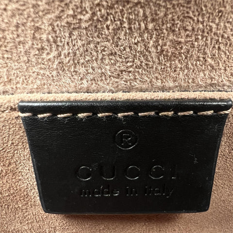 Gucci Sylvie Flap Chain Leather Crossbody Bag