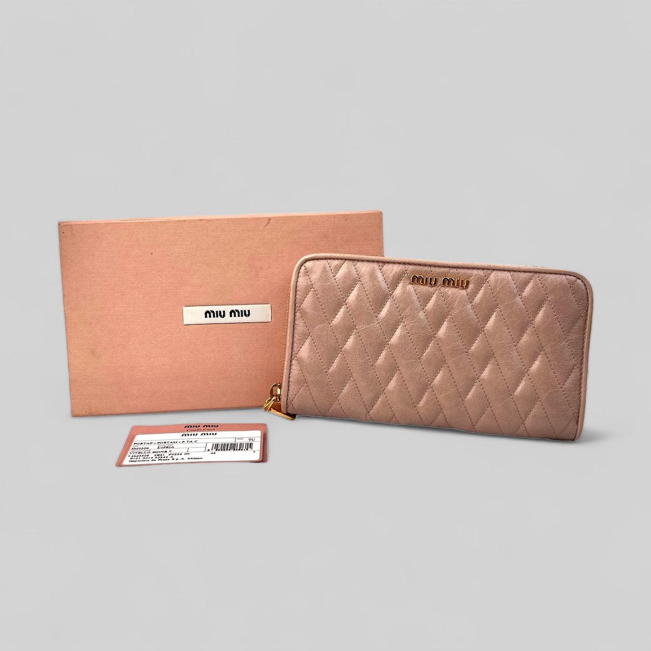 Miu Miu Leather Wallet – Loop Vintage