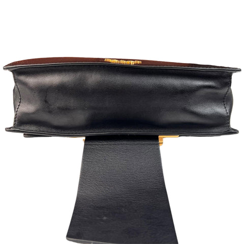 Prada Cahier Leather Handbag