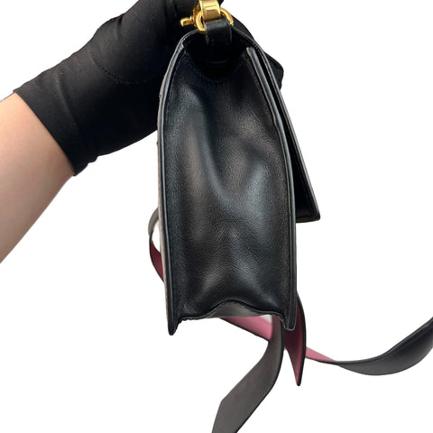 Prada Cahier Leather Handbag