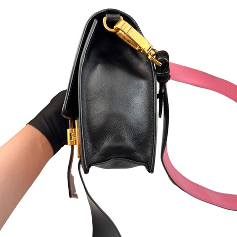 Prada Cahier Leather Handbag