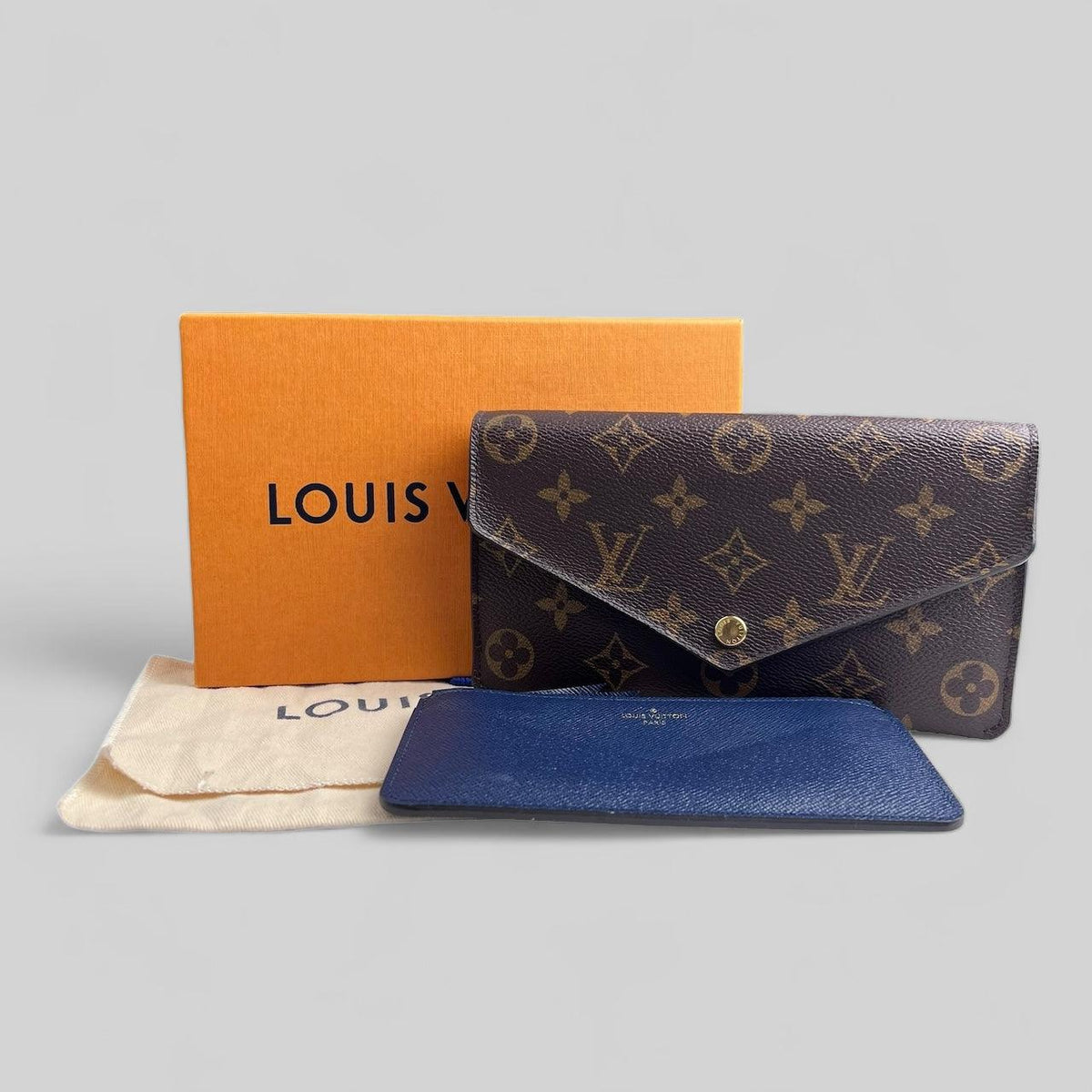 Louis Vuitton Jeanne cloth wallet