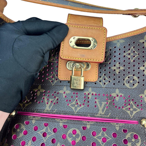 Louis Vuitton Musette leather Monogram Musette Perforated Bag