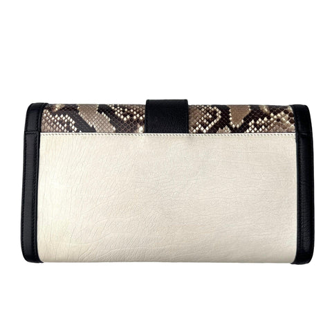 Yves Saint Laurent Belle de Jour leather clutch bag