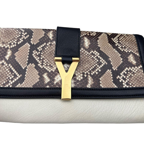 Yves Saint Laurent Belle de Jour leather clutch bag