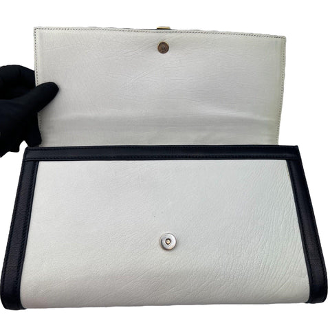 Yves Saint Laurent Belle de Jour leather clutch bag