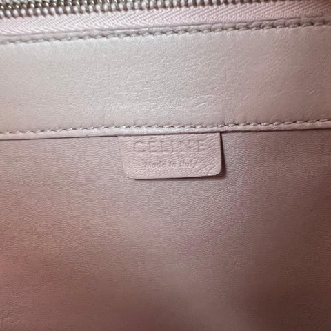 CELINE Horizontal Cabas Tote Bag Red Leather