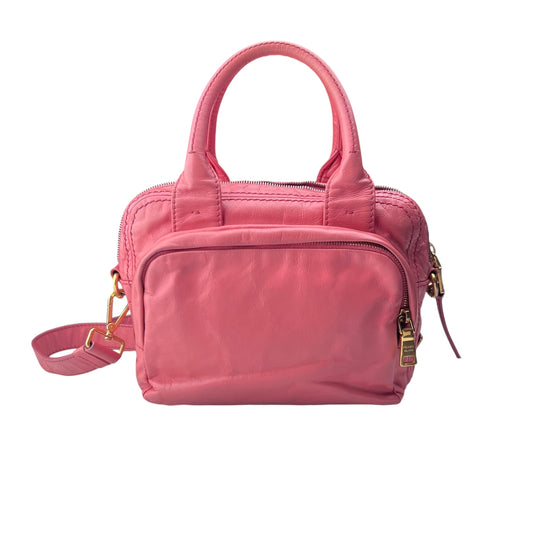 Prada Leather Tote Bag Pink