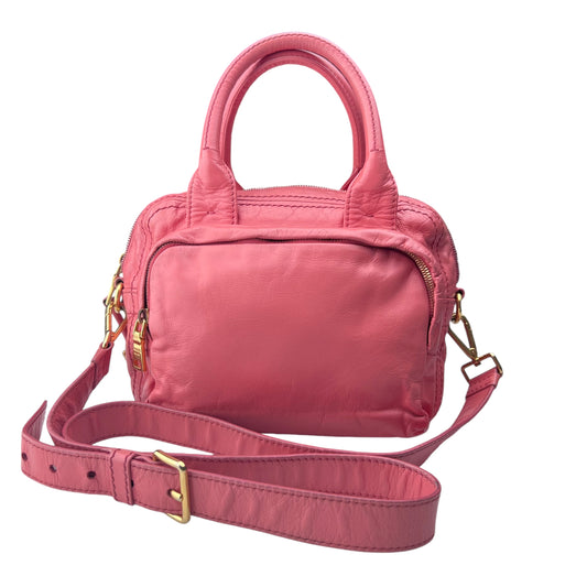 Prada Leather Tote Bag Pink