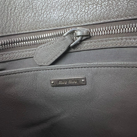 Miu Miu Aventure leather handbag