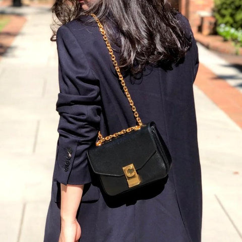 Celine C bag leather handbag