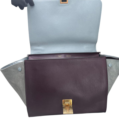 Celine Trapèze leather handbag