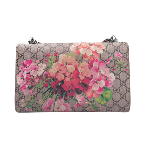 Gucci Dionysus GG Supreme Bloom Floral Medium Shoulder Chain Bag
