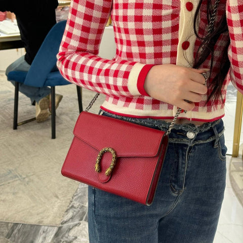 Gucci Dionysus Chain Wallet leather