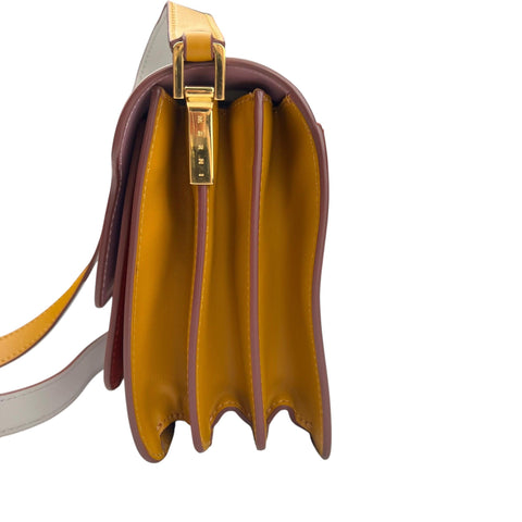 Marni Trunk Medium Leather Shoulder Bag