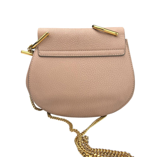Chloé  Drew Bag Cement Pink Calfskin Leather Small
