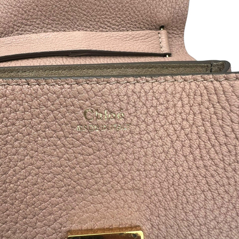 Chloé  Drew Bag Cement Pink Calfskin Leather Small
