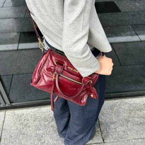 Miu Miu Vitello leather handbag