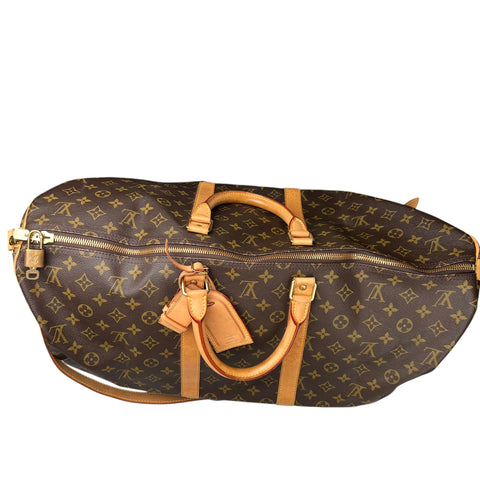 Louis Vuitton Keepall M41414 Monogram LV Monogram Key Pol Bandolière 55