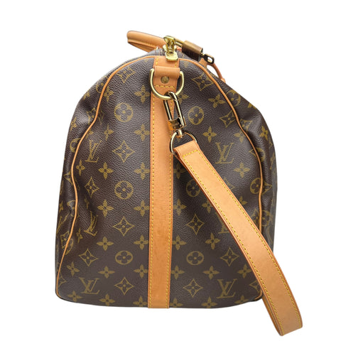 Louis Vuitton Keepall M41414 Monogram LV Monogram Key Pol Bandolière 55
