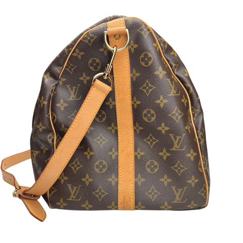 Louis Vuitton Keepall M41414 Monogram LV Monogram Key Pol Bandolière 55