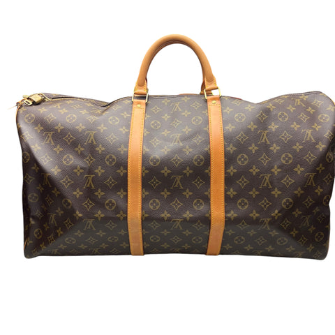 Louis Vuitton Keepall Monogram LV Monogram Key Pol Bandolière 60