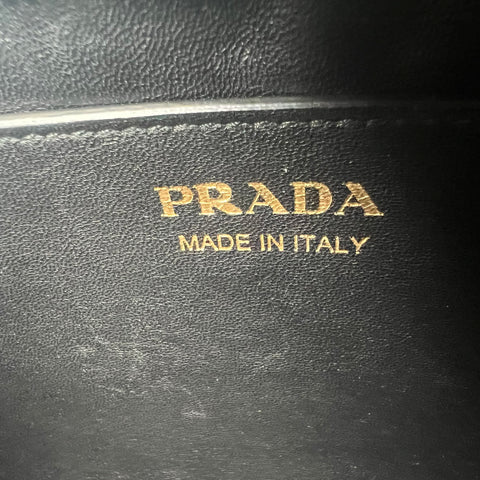 Prada City Calf Saffiano Esplanade Crossbody Bag Astrale Soleil
