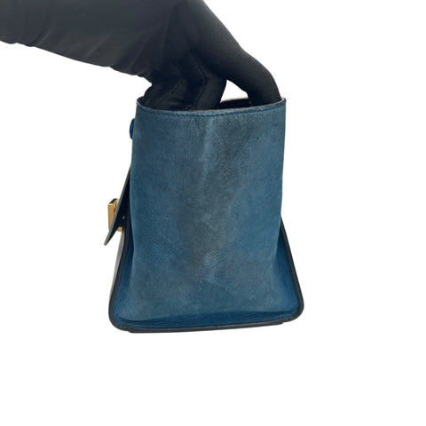 Celine Trapeze Multi-Color Leather/Suede Top Handle/Shoulder Bag