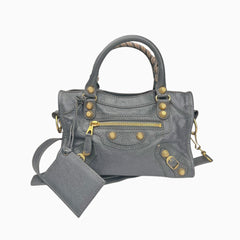 Pre-owned Balenciaga Chevre Gold Metallic Edge Hardware Mini City bag main image
