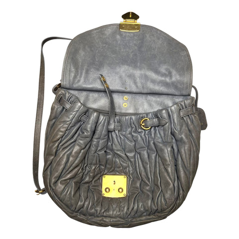 Miu Miu Sacca Con Pattina Pomice Matelasse Lady Tote Bag