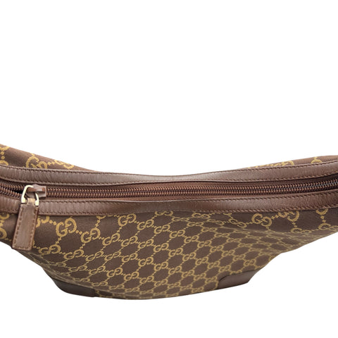 Gucci Brown/Tan GG Canvas and Leather Hobo