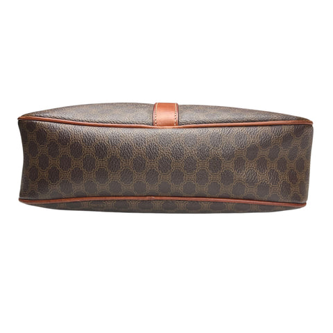 Celine Triomphe Macadam Monogram Logo GHW Vintage Flap Shoulder Sling Bag
