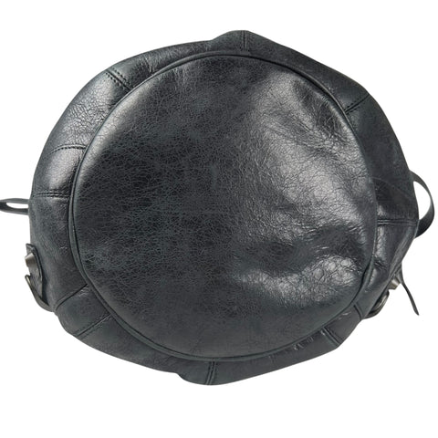 Balenciaga Pompon leather handbag